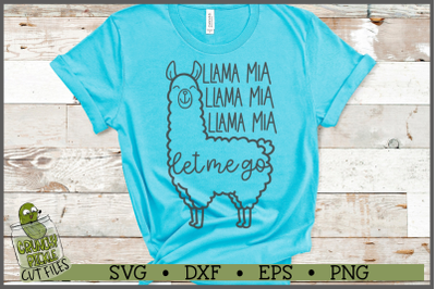 LLama Mia SVG File