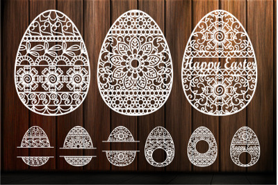 Easter Egg svg, Ornate Easter Eggs, Mandala, Egg, Circle Monogram, Zen