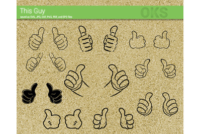 this guy svg, svg files, vector, clipart, cricut, download