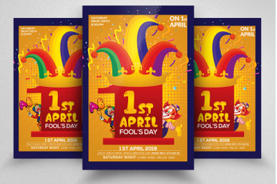 April Fool&#039;s Day Flyer Template