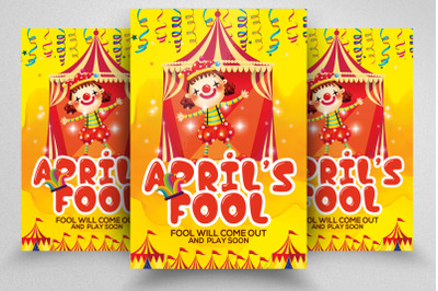 April Fool&#039;s Day Flyer Template