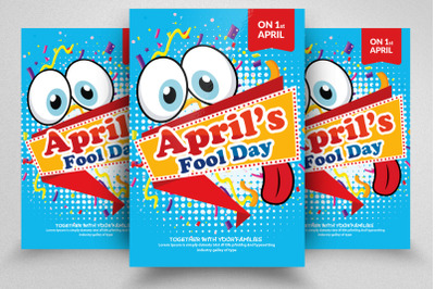 April Fool&#039;s Day Flyer Template