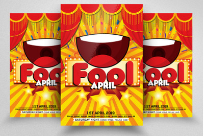 April Fool&#039;s Day Flyer Template