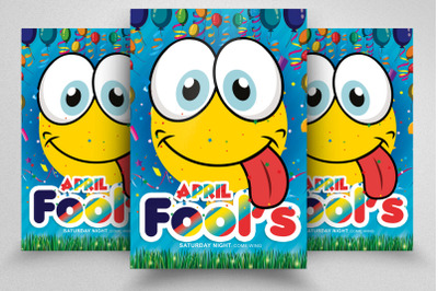 April Fool&#039;s Day Flyer Template