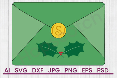 Santa Letter - SVG File, DXF File
