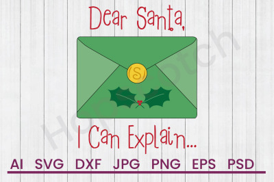 I Can Explain - SVG File, DXF File