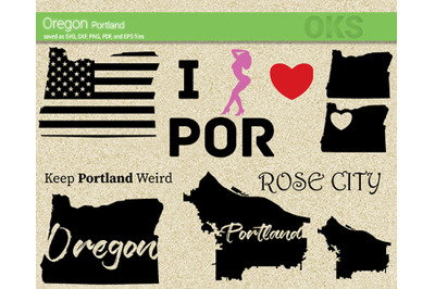 oregon svg, portland svg files, vector, clipart, cricut, download