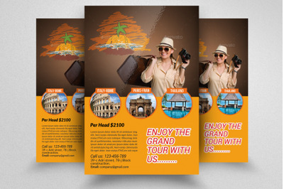 Tour Travel Flyer Template