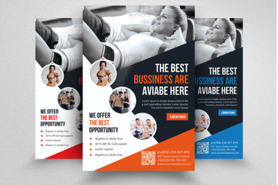 Body Fitness Flyer Template