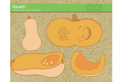 squash svg, svg files, vector, clipart, cricut, download