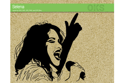 selena quintanilla svg, svg files, vector, clipart, cricut, download