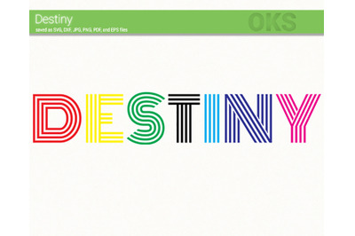 destiny svg, svg files, vector, clipart, cricut, download