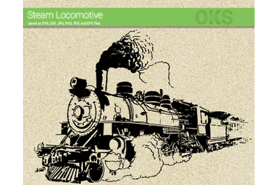 steam locomotive svg, svg files, vector, clipart, cricut, download