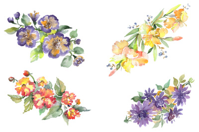 Bouquet Hoverla Watercolor png