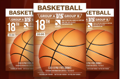 Basketball Sport Flyer