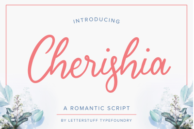 Cherishia - Romantic Script