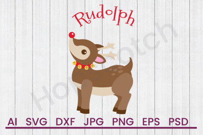 Rudolph - SVG File, DXF File