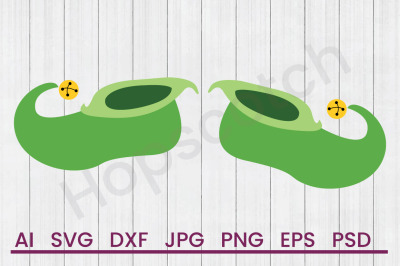 Elf Shoes - SVG File, DXF File