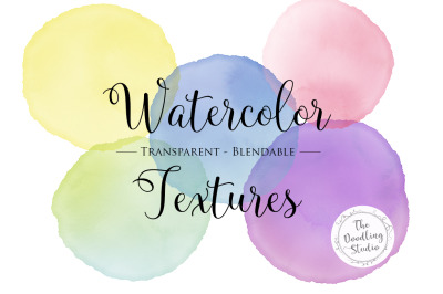Watercolour Blob Textures