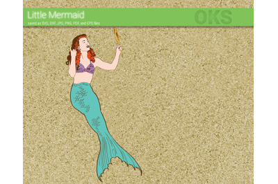 pinup mermaid svg, svg files, vector, clipart, cricut, download