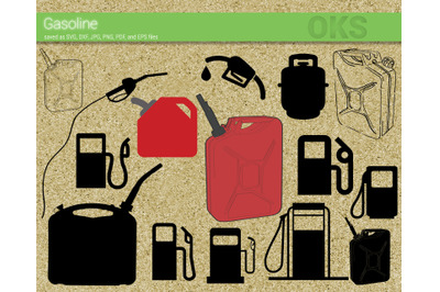 gasoline svg, gas svg files, vector, clipart, cricut, download