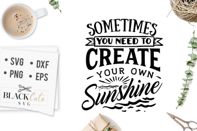 Sometimes you need to create your own sunshine SVG