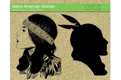 native american woman svg, svg files, vector, clipart, cricut, downloa