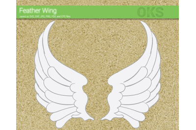 feather wing svg, svg files, vector, clipart, cricut, download