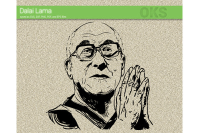 dalai lama svg, svg files, vector, clipart, cricut, download