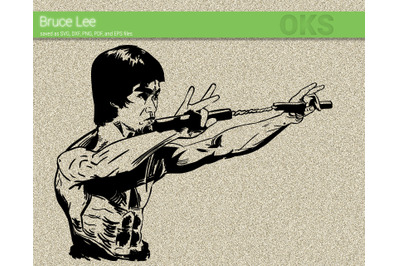 bruce lee svg, svg files, vector, clipart, cricut, download