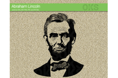 lincoln svg, svg files, vector, clipart, cricut, download