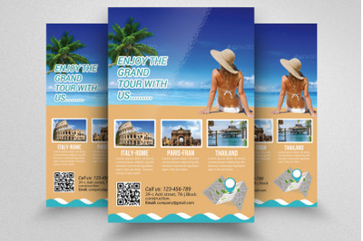 Tour Travel Flyer Template