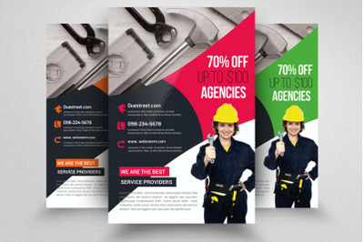 Handyman &amp; Plumber Flyer Template