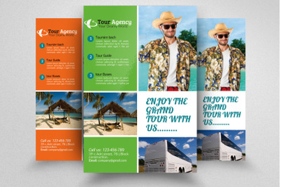 Tour &amp; Travelling Flyer Template