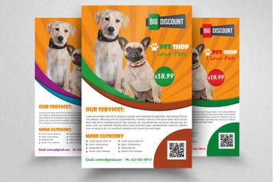 Pet Shop Flyer Template