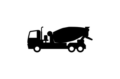 Concrete mixer icon