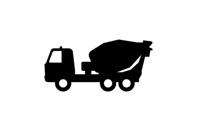 Concrete mixer icon