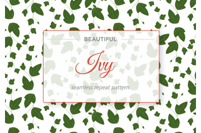 Ivy Botanical Seamless Repeat