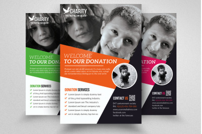 Charity Donation Flyer Template