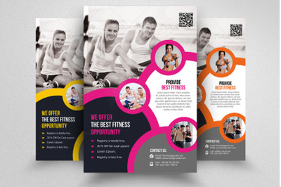 Body Fitness Gym Flyer Template