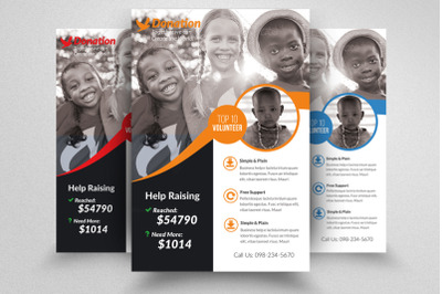 Charity Fundraising Flyer Template