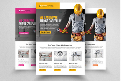 Handyman &amp; Plumber Flyer Template