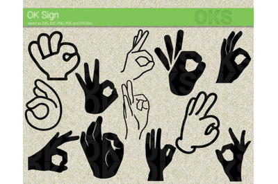 ok sign svg, svg files, vector, clipart, cricut, download