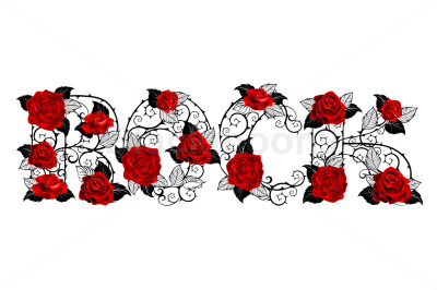 Rock of Red Roses