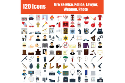 Set of 120 Icons