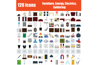 Set of 120 Icons