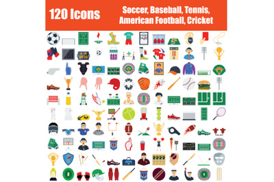 Set of 120 Icons