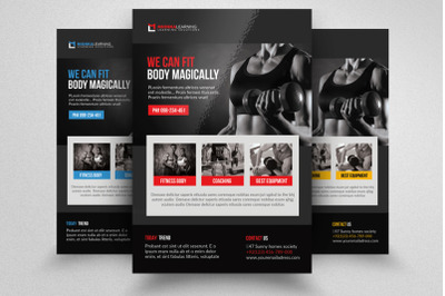 Body Fitness Flyer Template