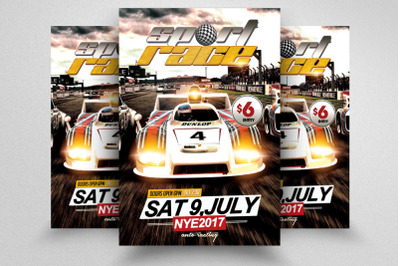 Car Racing Show Flyer