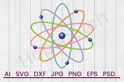 Atom  - SVG File, DXF File